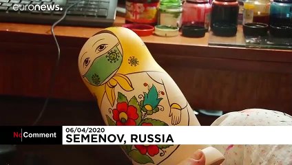 Примета времени: теперь и матрёшка в маске