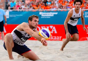 Maxime Thiercy et Arnaud GauthierRat FRA  vs RUS Krasilnikov/Liamin fin 2è et 3è set