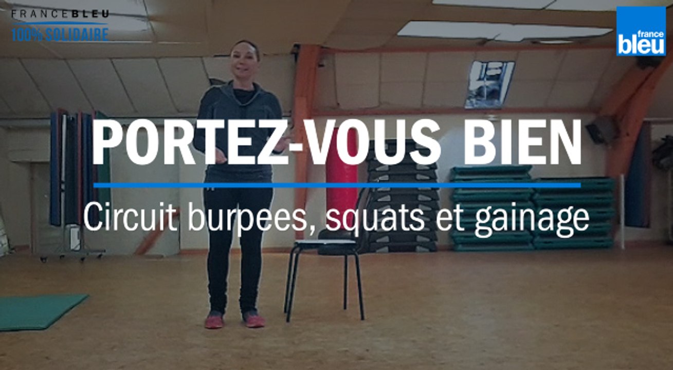 Confinement : on garde la forme avec des burpees, des squats et du gainage