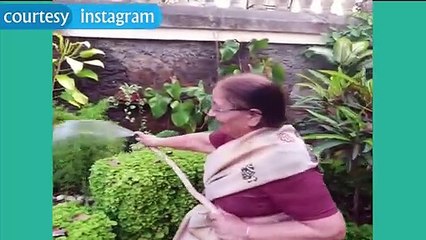LockDown में Archna ने पति को काम पर लगाया, शेयर किया मजेदार Video | archana puran singh
