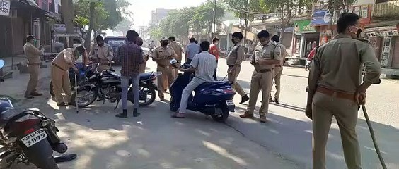 कांधला पुलिस ने 145 वाहनों का किया चालान लाखों रुपए जुर्माना किया वसूल