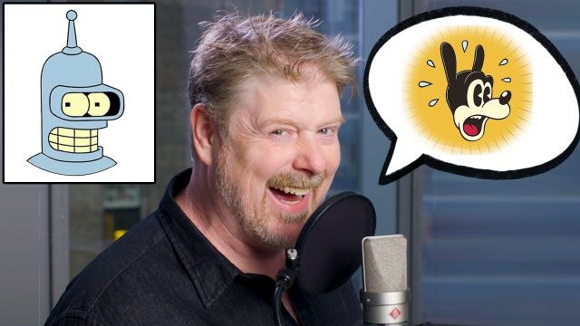 John DiMaggio (Futurama's Bender) Improvises 11 New Cartoon Voices