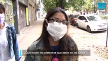 Qué hacen los platenses en las calles