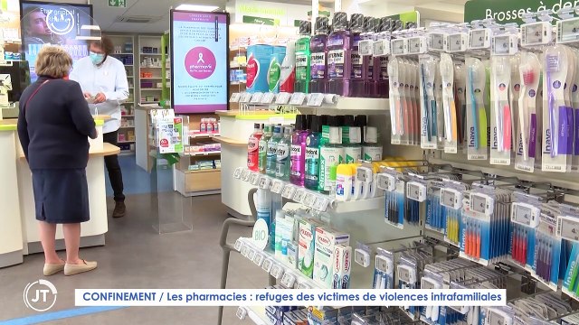 Le Journal - 22/04/2020 - CONFINEMENT/ Pharmacies : refuges pour les victimes de violences intrafamiliales
