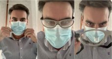 Médico ensina truque para não embaciar os óculos quando usa máscara