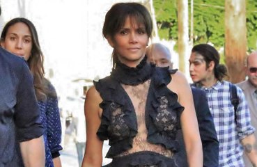 Halle Berry saved by Pierce Brosnan