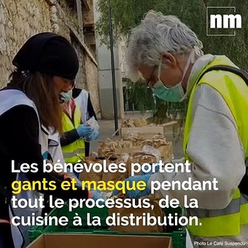 Cette association distribue des repas gratuits aux personnes en difficulté à Nice pendant le confinement