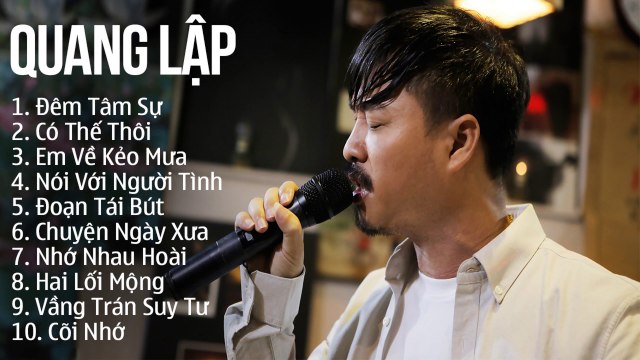 Đêm Tâm Sự - Nhạc Vàng Bolero Hát Về TÌNH YÊU Buồn Hay Nhất QUANG LẬP