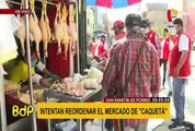 SMP: cientos de personas se concentran en el mercado Caquetá en medio del desorden