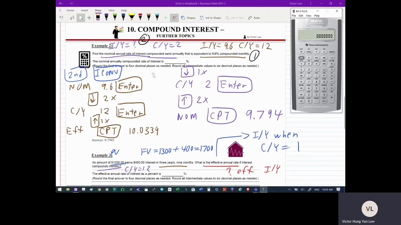 Compound Interest - Further Topics 002