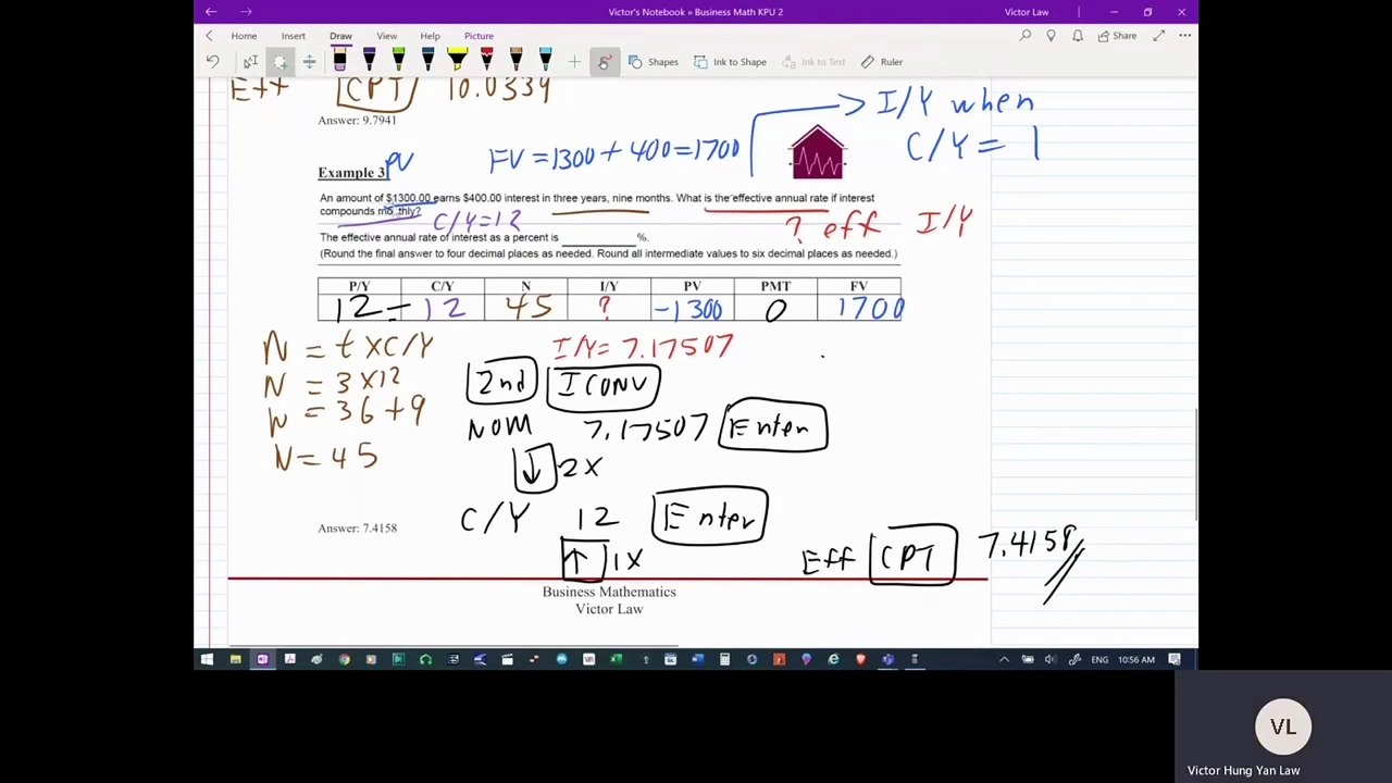 Compound Interest - Further Topics 003