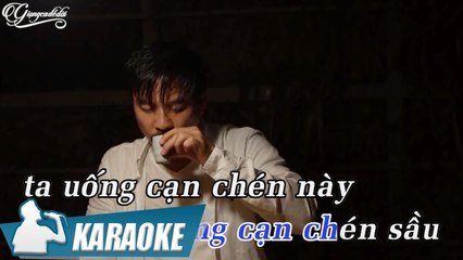 [KARAOKE] Cạn Chén Tình Sầu - Quang Lập BEAT TONE NAM
