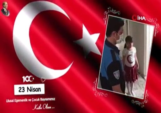 Emniyet Genel Müdürlüğünden 23 Nisan Ulusal Egemenlik ve Çocuk Bayramı paylaşımı