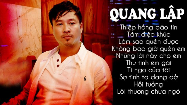 Liên Khúc Nhạc Vàng Buồn Sầu Thê Lương Thiệp Hồng Báo Tin - Quang Lập