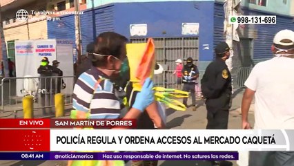 Primera Edición: Policía regula y ordena accesos al mecado Caquetá