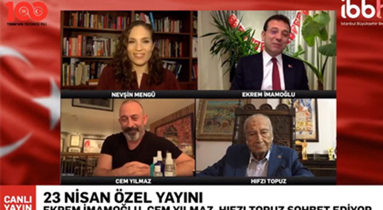 İmamoğlu, Cem Yılmaz ve Hıfzı Topuz'dan 23 Nisan programı