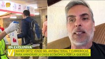 ¡Xavier Ortíz vende gel antibacterial y cubrebocas para ayudar su afectada economía! | Ventaneando