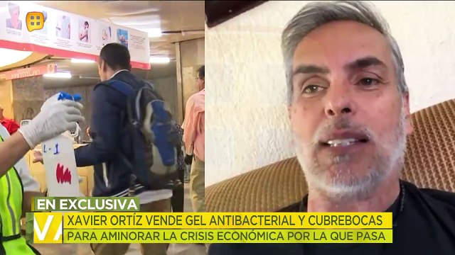 ¡Xavier Ortíz vende gel antibacterial y cubrebocas para ayudar su afectada economía! | Ventaneando