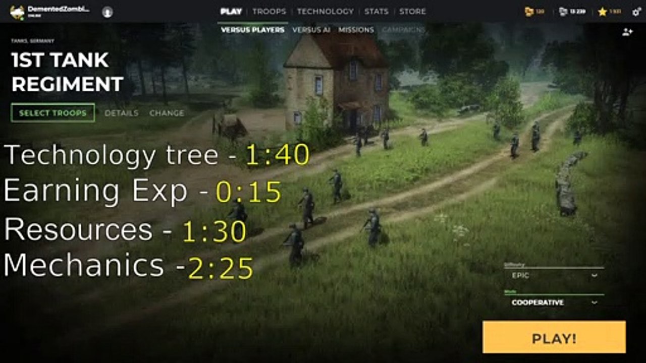 Exp System & Tech-tree Breakdown - Men of War Area (Closed Beta)
