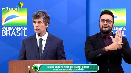 Brasil já tem mais de 45 mil casos confirmados de Covid-19