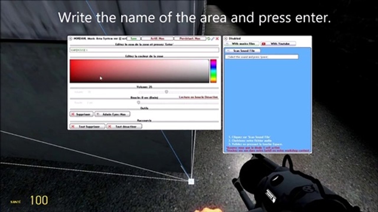 Free Update - How to name a place? How to associate a soundtrack to it? Gmod music areas system 1.9