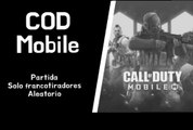 Call of Duty Mobile || Partida Solo francotiradores Aleatorio