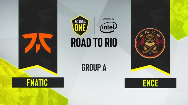 CSGO - Fnatic vs. ENCE [Dust2] Map 1 - ESL One Road to Rio - Group A - EU