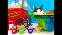 POPCORN MAKER Teletubbies Toys Snack with SILLY KITTY CAT-