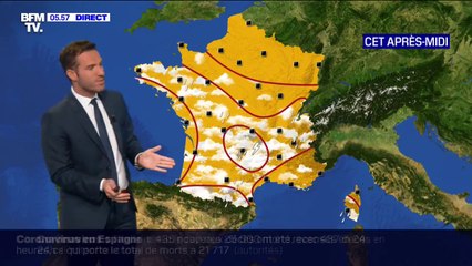 Download Video: De belles éclaircies au nord, un temps plus instable dans le sud du pays ce jeudi