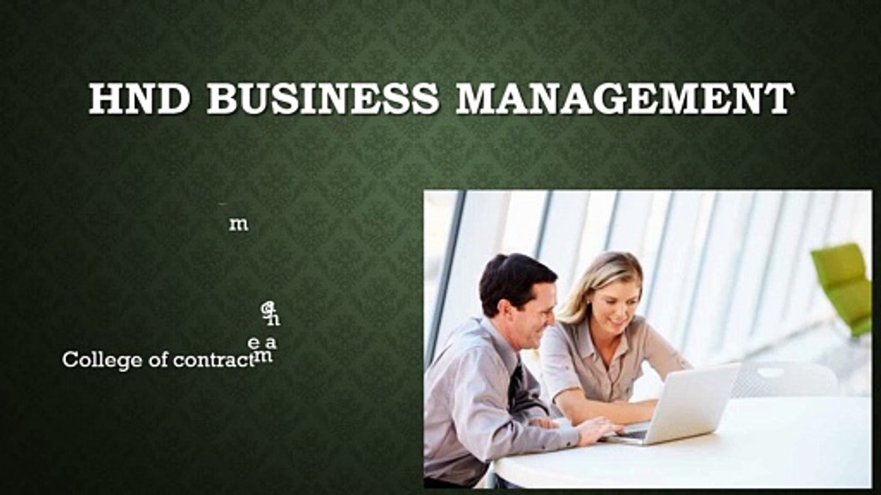 HND Business management