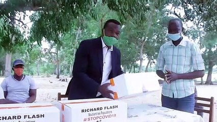 Richard Flash apporte sa contribution à la lutte contre le Covid-19