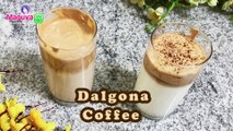 Dalgona Coffee Recipe  (Hot & Cold) | How to Make Whipped Coffee at home easily  | Dalgona Coffee | Frothy Coffee recipe | Maguva TV