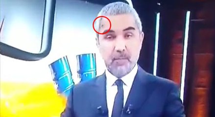 Ünlü sunucunun başına canlı yayında bu kez ne geldi