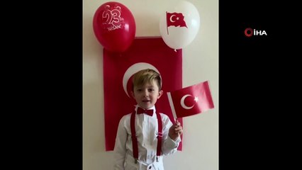 Campanharo ve Ben Rienstra’nın çocukları da 23 Nisan coşkusuna ortak oldu