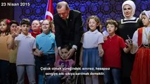 Erdoğan'dan 23 Nisan için videolu mesaj