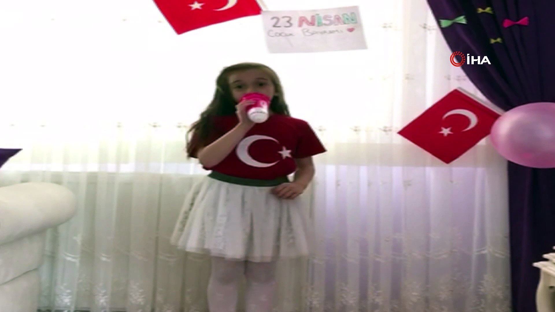 istanbul daki cocuklar 23 nisan i ilk kez evde kutladi dailymotion video