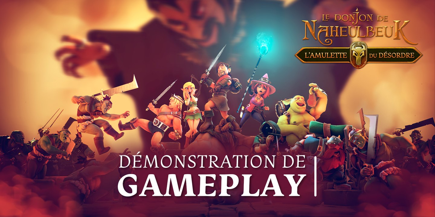 Le Donjon de Naheulbeuk : L'Amulette du Désordre - Démonstration de gameplay en français, partie 1