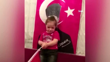 Down sendromlu Melek'ten 23 Nisan mesajı