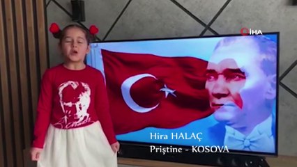 - Kosovalı çocuklardan 23 Nisan kutlaması- 'Anavatanımıza bağlı kalacağız”