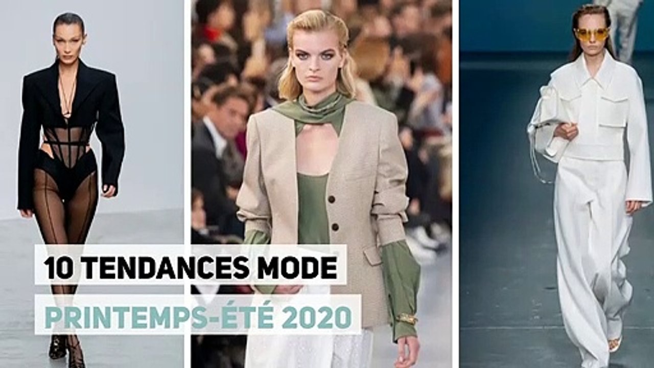 10 tendances mode printemps-été 2020