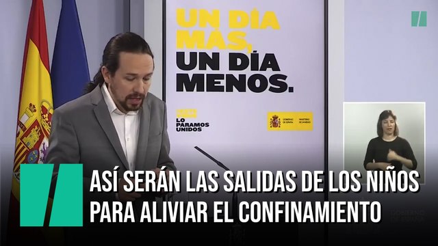 Las condiciones para la salida de los niños a la calle para aliviar el confinamiento