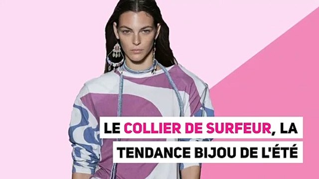 Le collier de surfeur, la tendance bijou de l'été