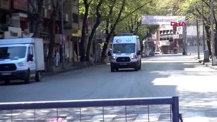 Zonguldak'ta cadde ve sokaklar boşaldı
