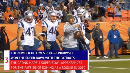 Rob Gronkowski career in numbers