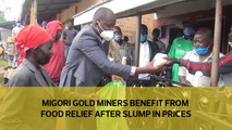 Migori gold miners benefit from food relief after slump in prices