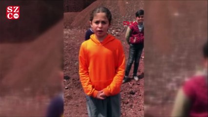 Marya, polislerden evini süslemek için bayrak istedi