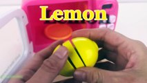 Wooden Toys Ice Cream Velcro Cutting Fruits Learn Names of Fruits with Microwave Surprise Toys