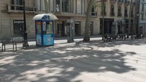Las Ramblas vacías durante este Sant Jordi