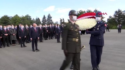 TBMM BAŞKANI ŞENTOP VE BERABERİNDEKİLER ANITKABİR'DE -AKTUEL