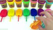 Learn Colors Play Doh Ice Cream Popsicles Tooth Doraemon Peppa Pig Surprise Toys Chupa Chups Minions